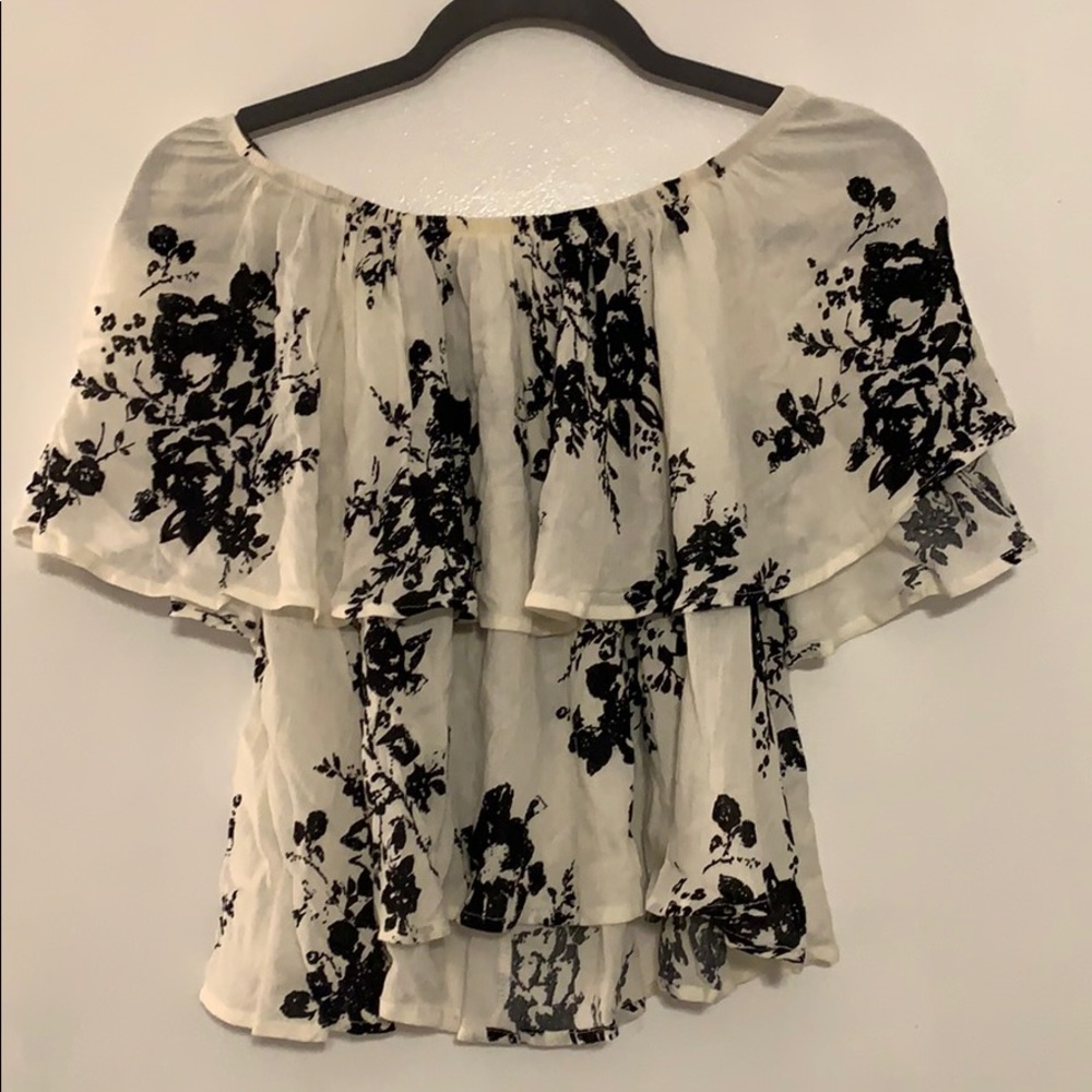 Off the shoulder flowy top